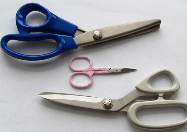 use of scissors in sewing